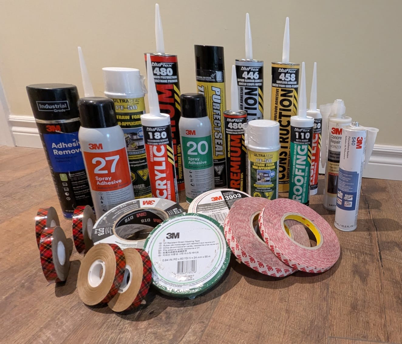 ADHESIVES, SEALANTS & TAPES