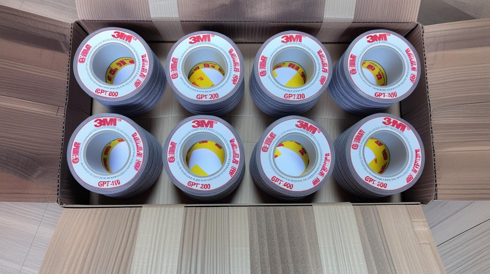 3M™ Double Coated Tape GPT-020, Transparent, Paper Liner, 19 mm x 50 m (8 mil) 3/4"x 55 Yards