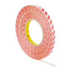 3M™ Double Coated Tape GPT-020, Transparent, Paper Liner, 19 mm x 50 m (8 mil) 3/4"x 55 Yards