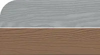 Cushion Tread Double Sided Composite Decking - Hampton Sky / Roasted Pecan