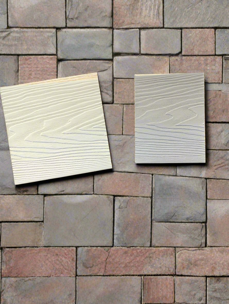 Cushion Tread Double Sided Composite Decking - Silk Grey / Ivory Coast