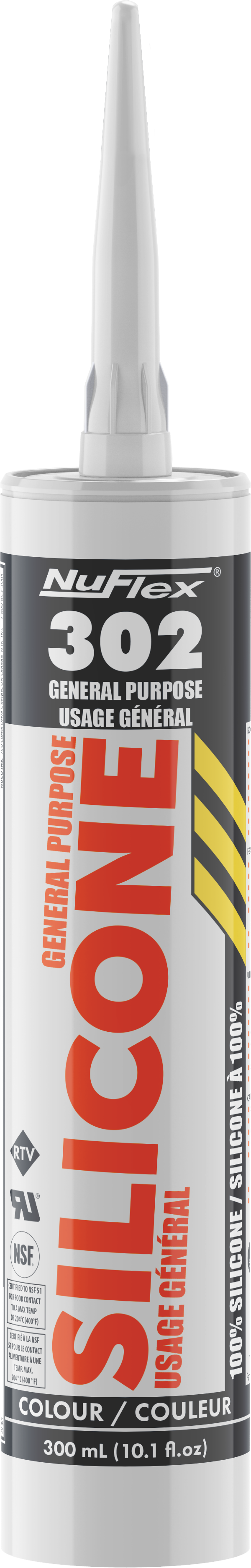 NuFlex 302 General Purpose Silicone Sealant