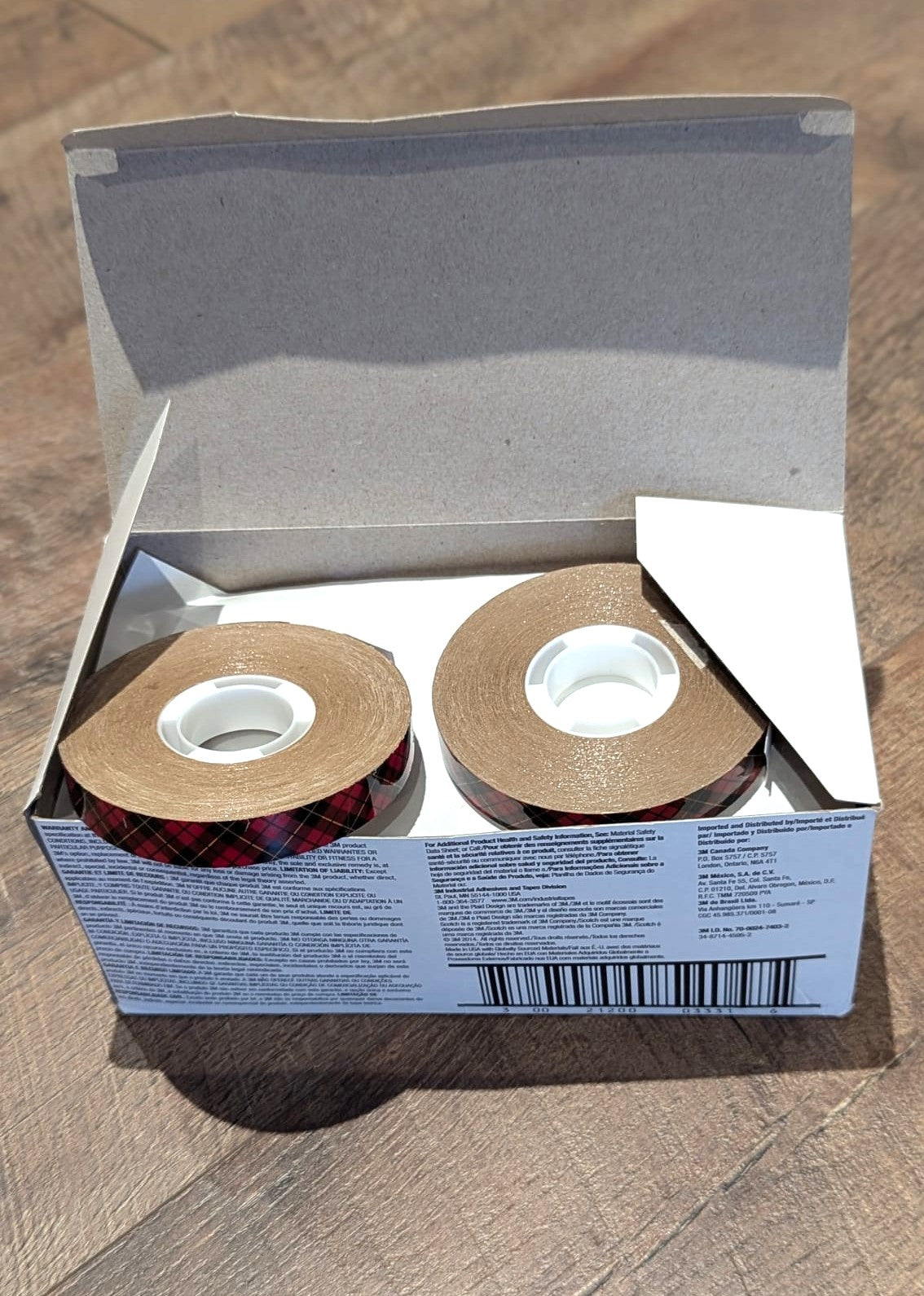 Scotch® ATG Adhesive Transfer Tape 924 - 1/2"x36 yd