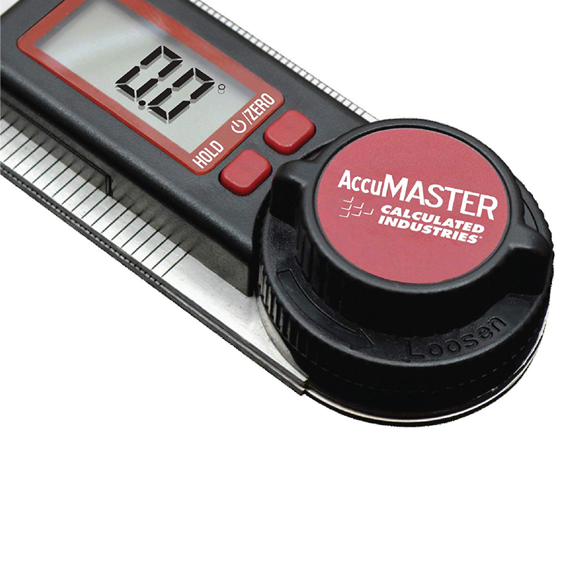 AccuMASTER Digital 7 Inch Angle Finder Ruler