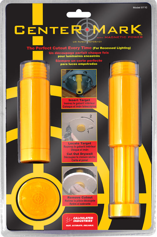 Center Mark Magnetic Drywall Locator Tool 8110